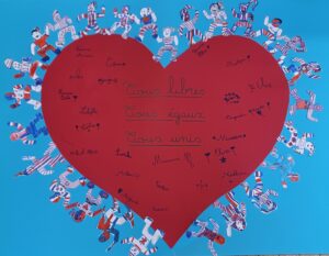 Tous égaux - oeuvre des CP5